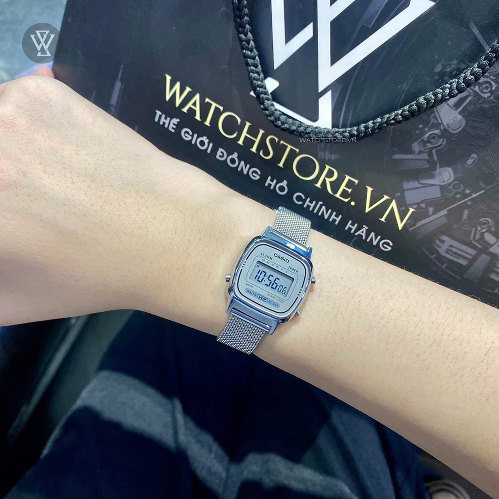 Đồng Hồ Casio Nữ LA670WEM-7DF 24.6mm, Giá Mềm