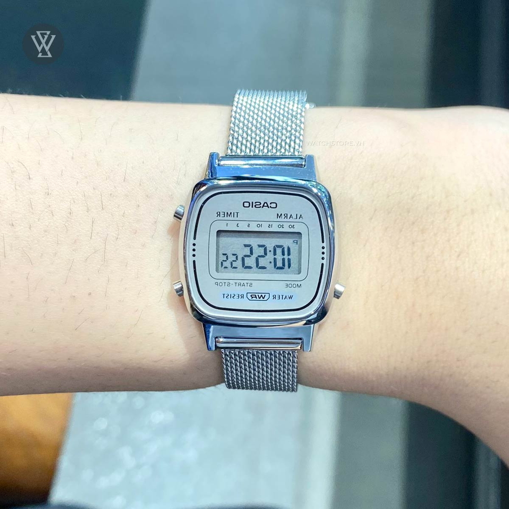 Đồng Hồ Casio Nữ LA670WEM-7DF 24.6mm, Giá Mềm