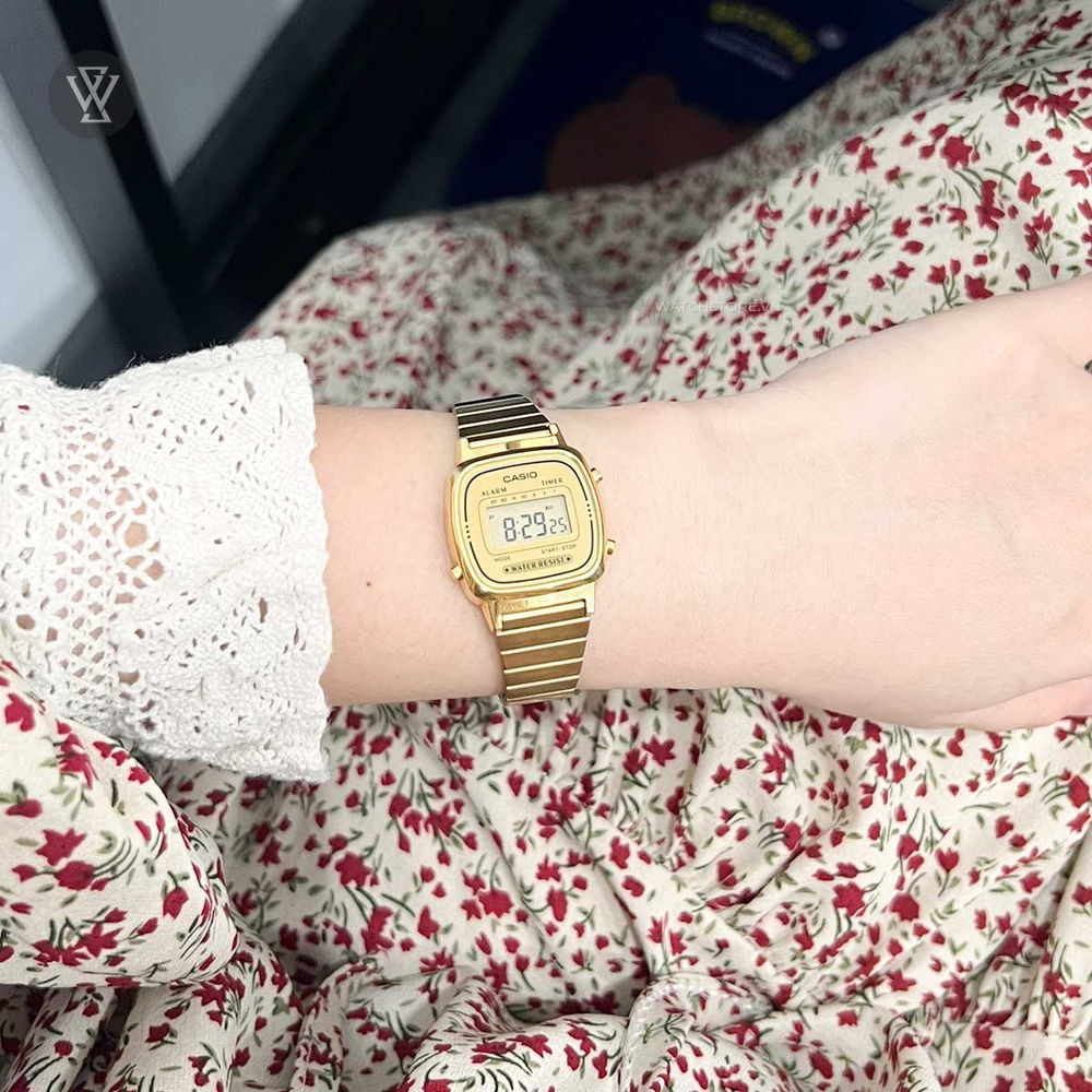 Casio Vintage Nữ LA670WGA-9DF