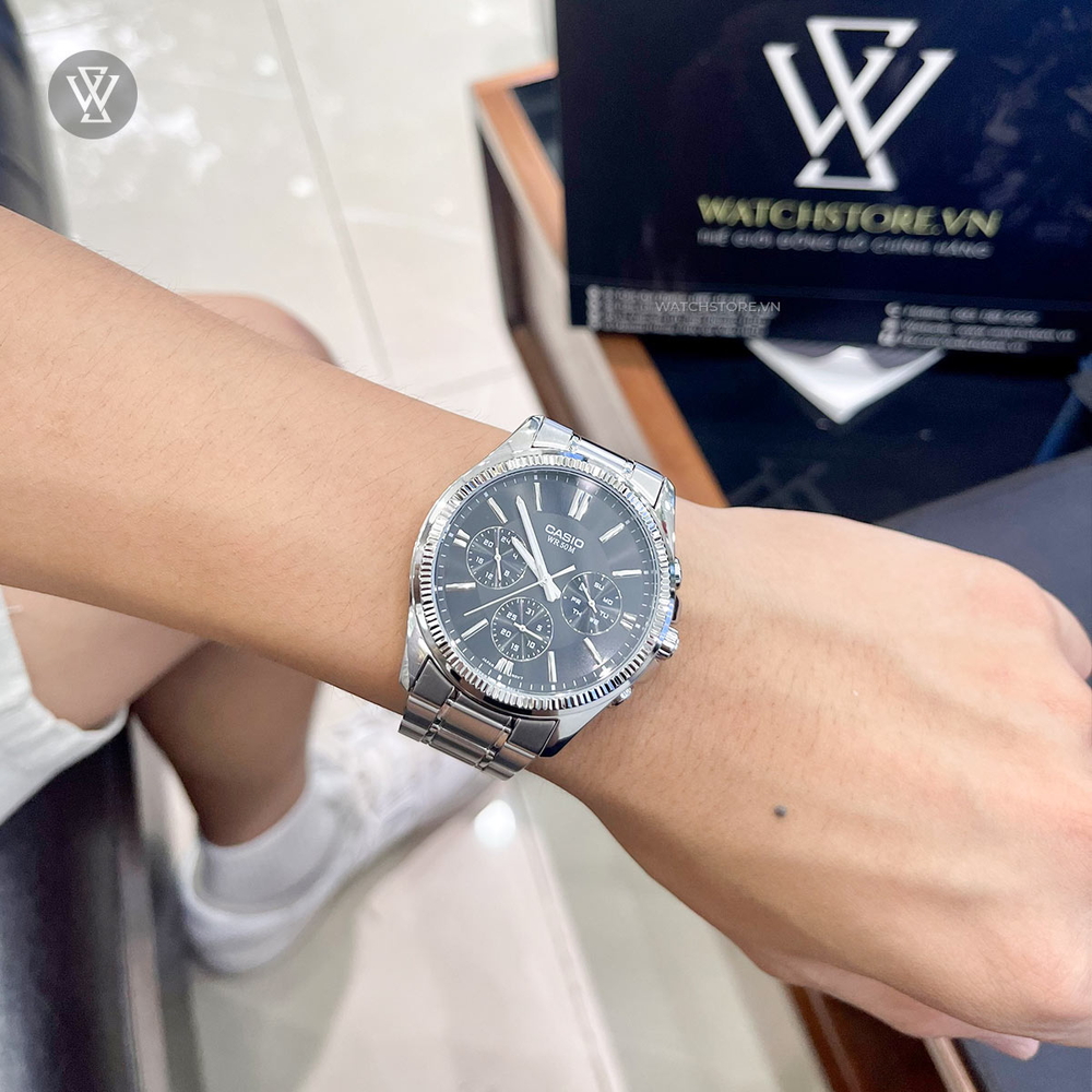 Đồng hồ Nam Casio MTP-1375D-1AVDF chính hãng, Giảm 30%