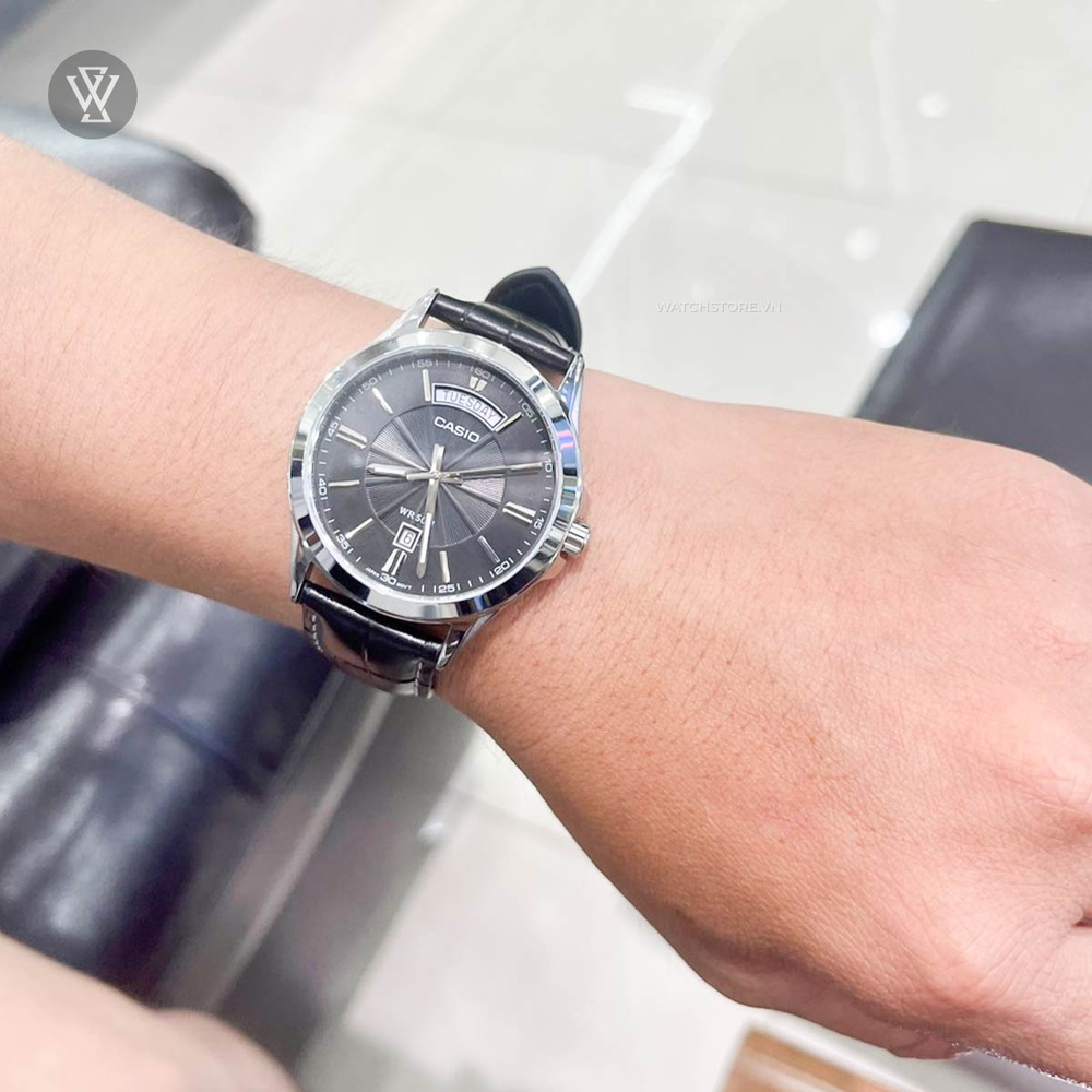 Casio MTP-1381L-1AVDF Dây Da, Chính Hãng100%