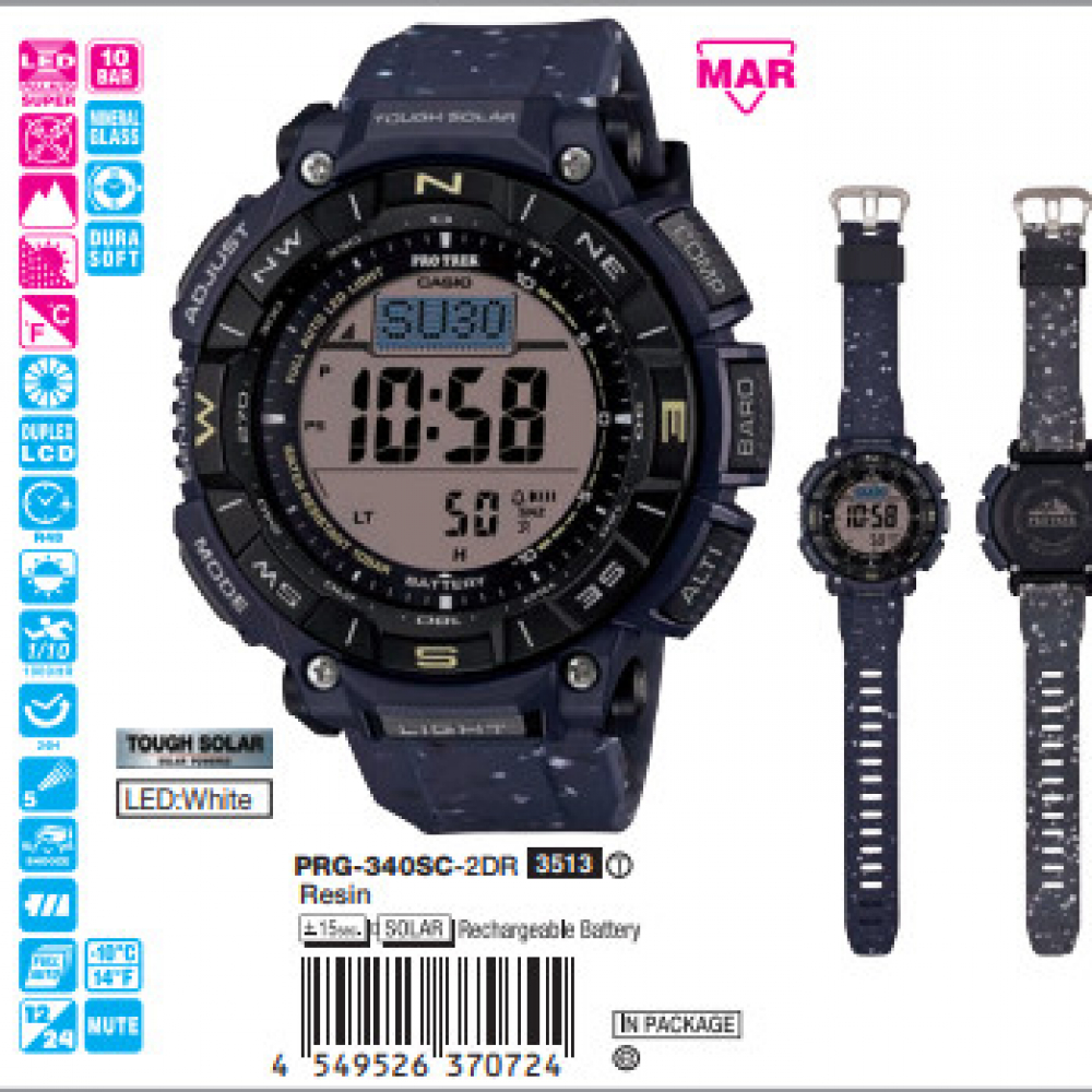 Casio Protrek Nam PRG-340SC-2DR
