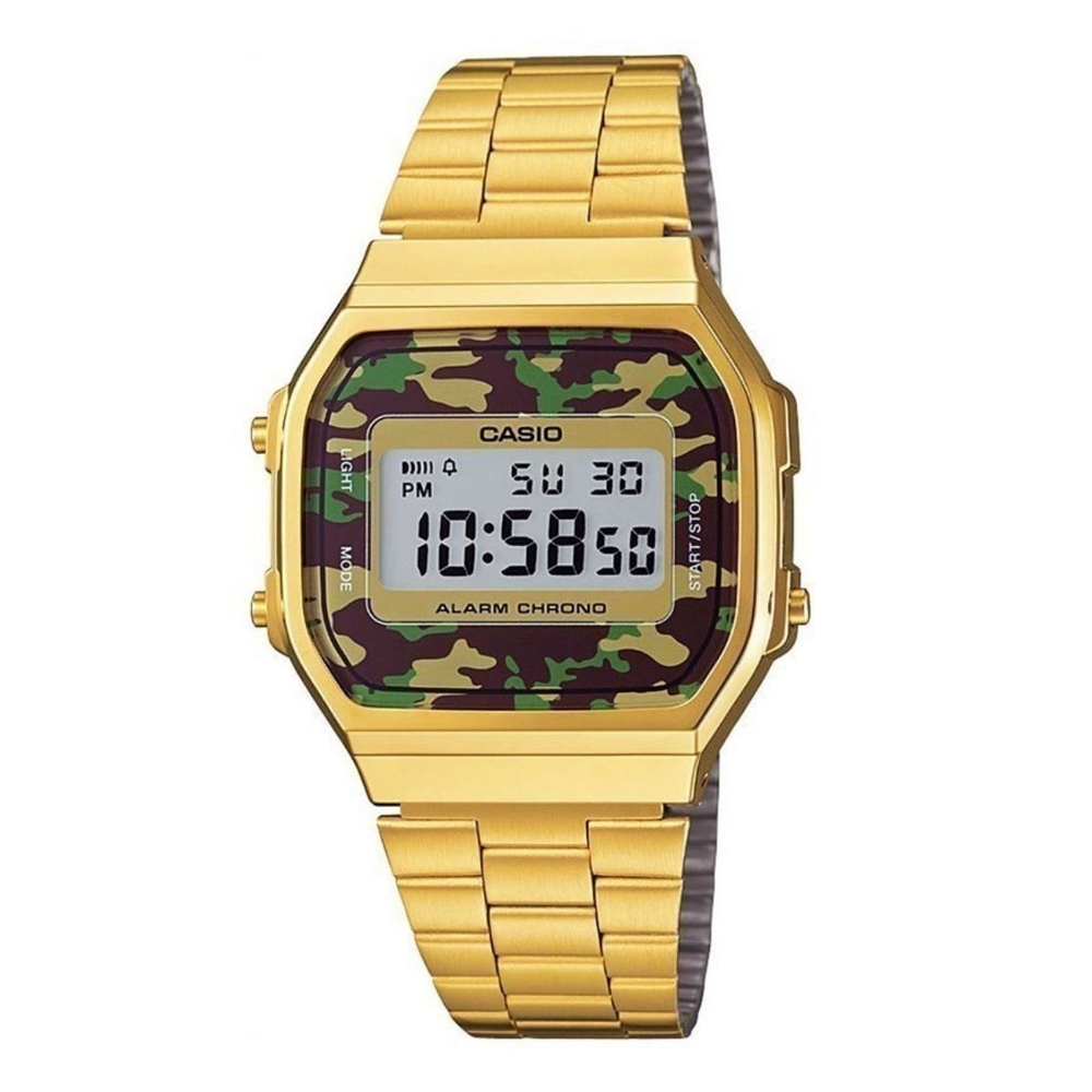 Casio - Nam A168WEGC-3DF Size 38.6 × 36.3 mm