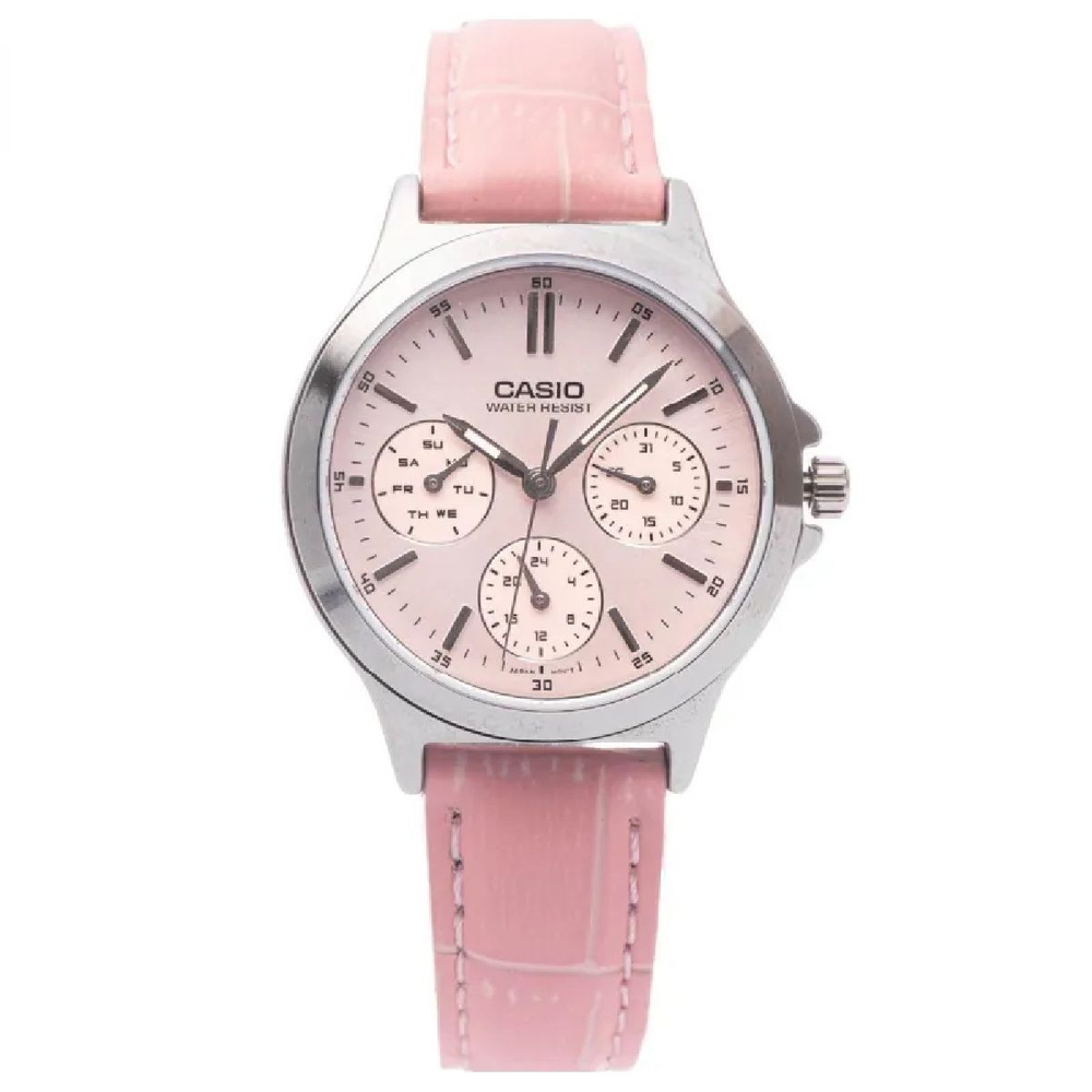 Đồng Hồ Nữ Casio LTP-V300L-4AUDF Dây Da, Giá Sốc