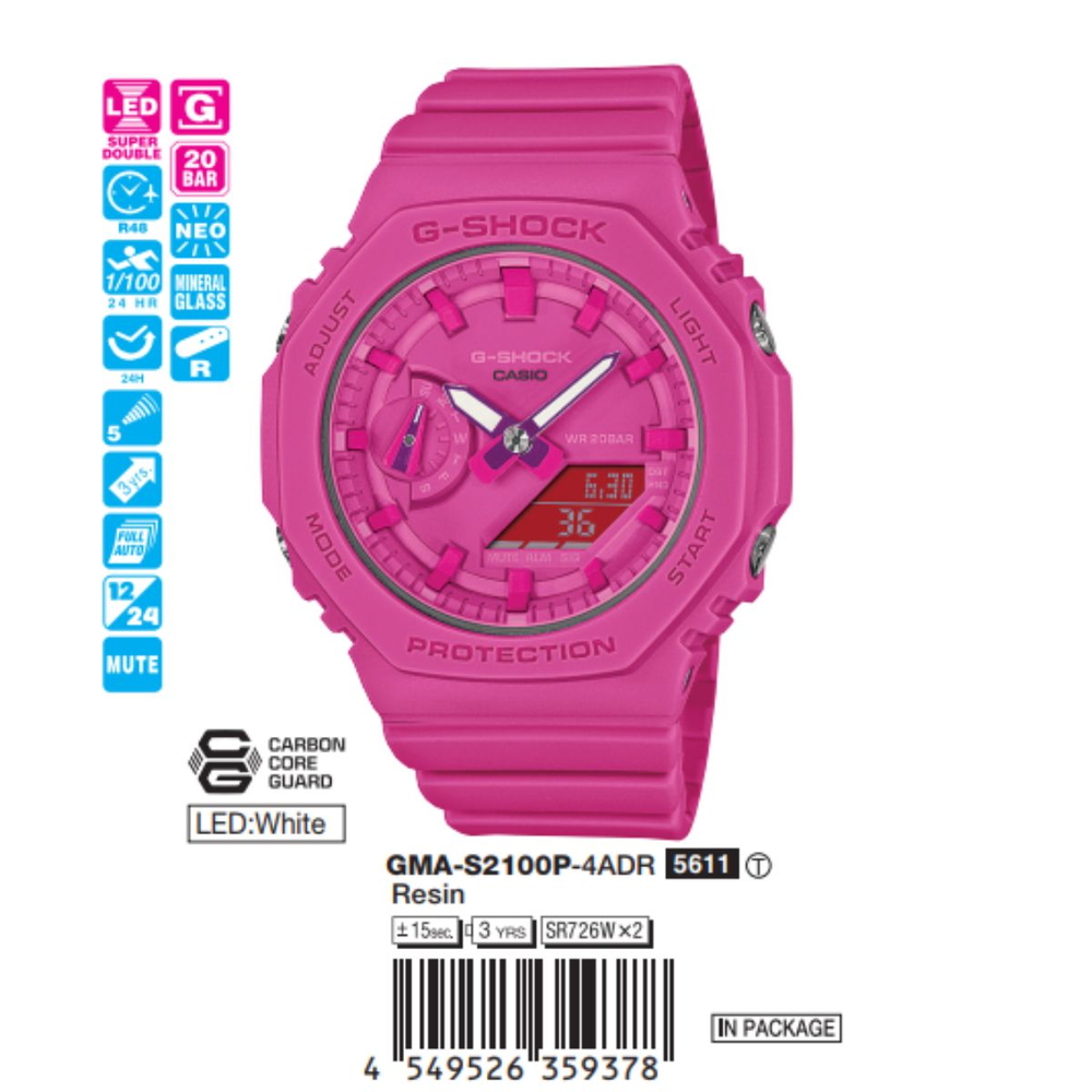 Casio G-Shock Nữ GMA-S2100P-4ADR