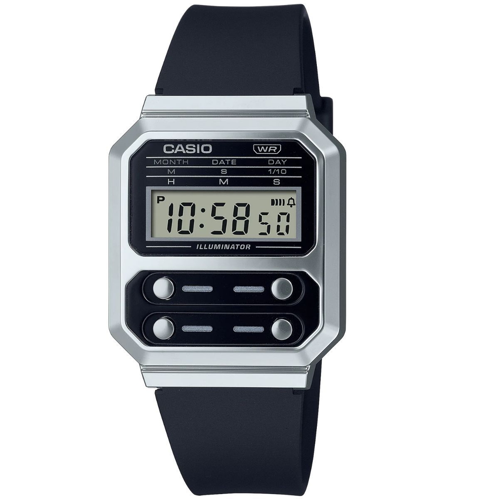 Casio - Unisex A100WEF-1ADF Size 40.7 × 32.7  mm