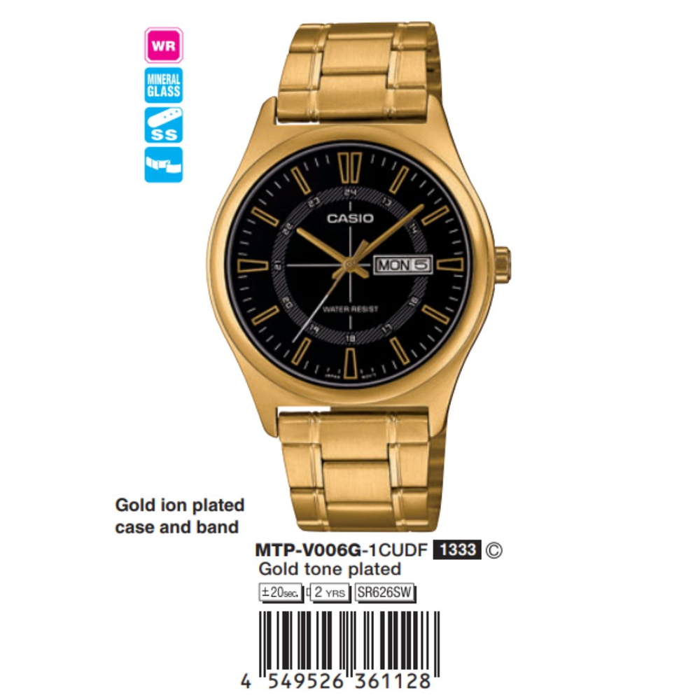 Casio Nam MTP-V006G-1CUDF