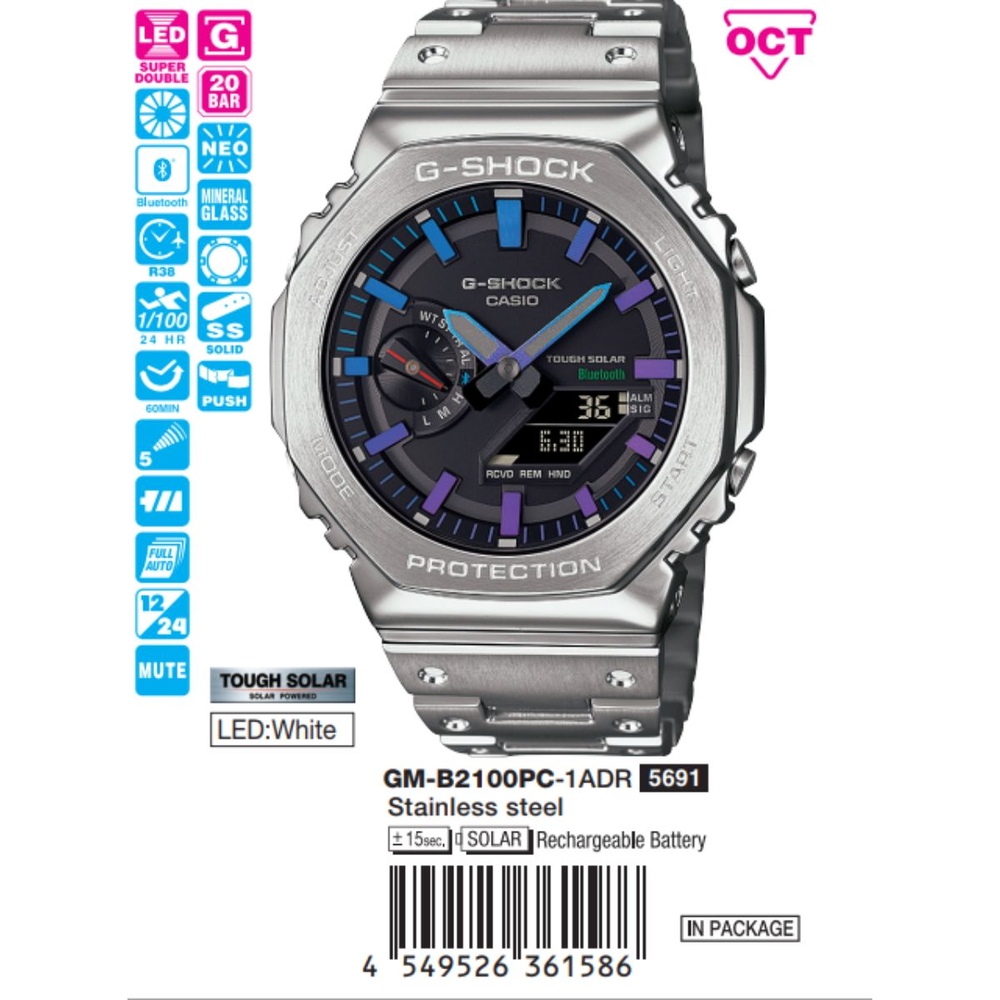 Casio - Nữ GM-B2100PC-1ADR Size 45.4mm