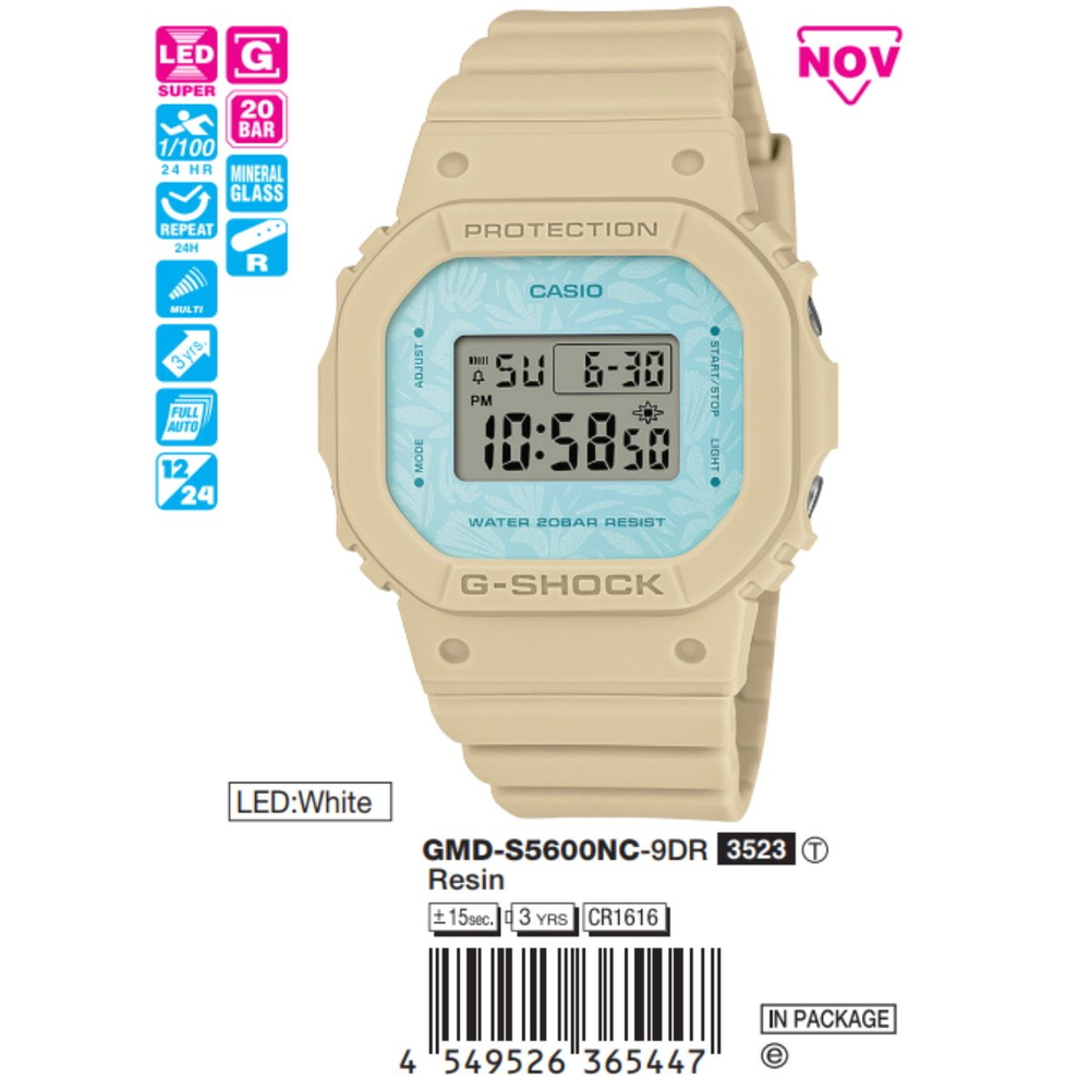Casio - Nữ GMD-S5600NC-9DR Size 40.5mm