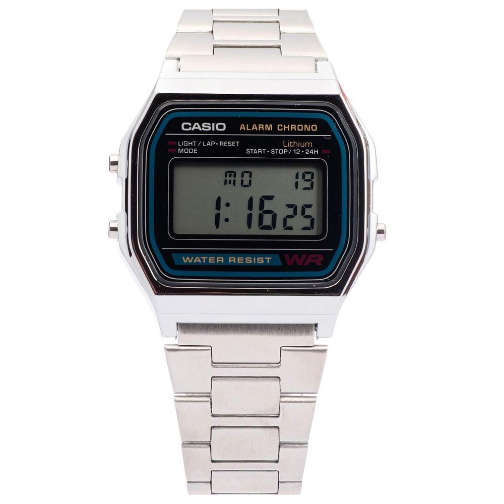 Đồng hồ Casio A158WA-1DF Unisex, Giá Mềm