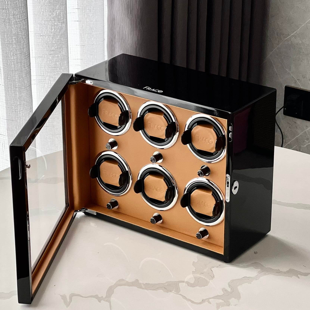 Hộp xoay đồng hồ Fraco FracoX600NBrown