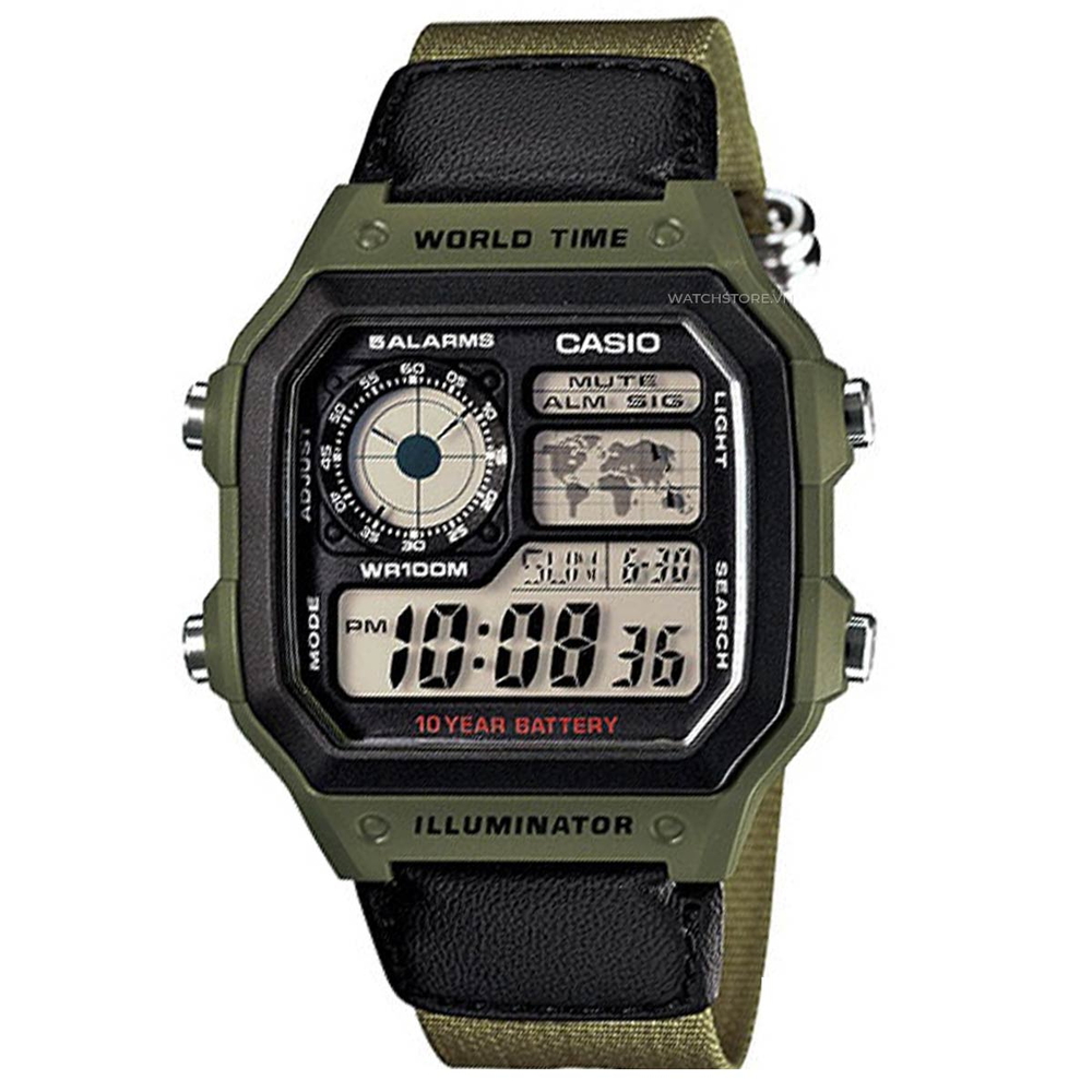 Casio - Nam AE-1200WHB-3BVDF Size 45 × 42.1 mm