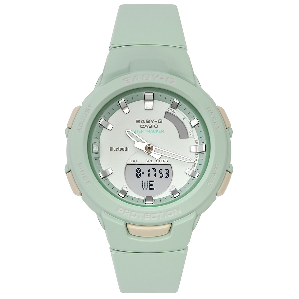 Casio - Nữ BSA-B100CS-3ADR Size 49.6 × 41.4  mm