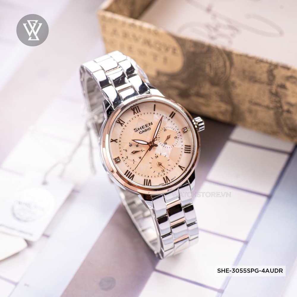 Casio Sheen Nữ SHE-3055SPG-4AUDR