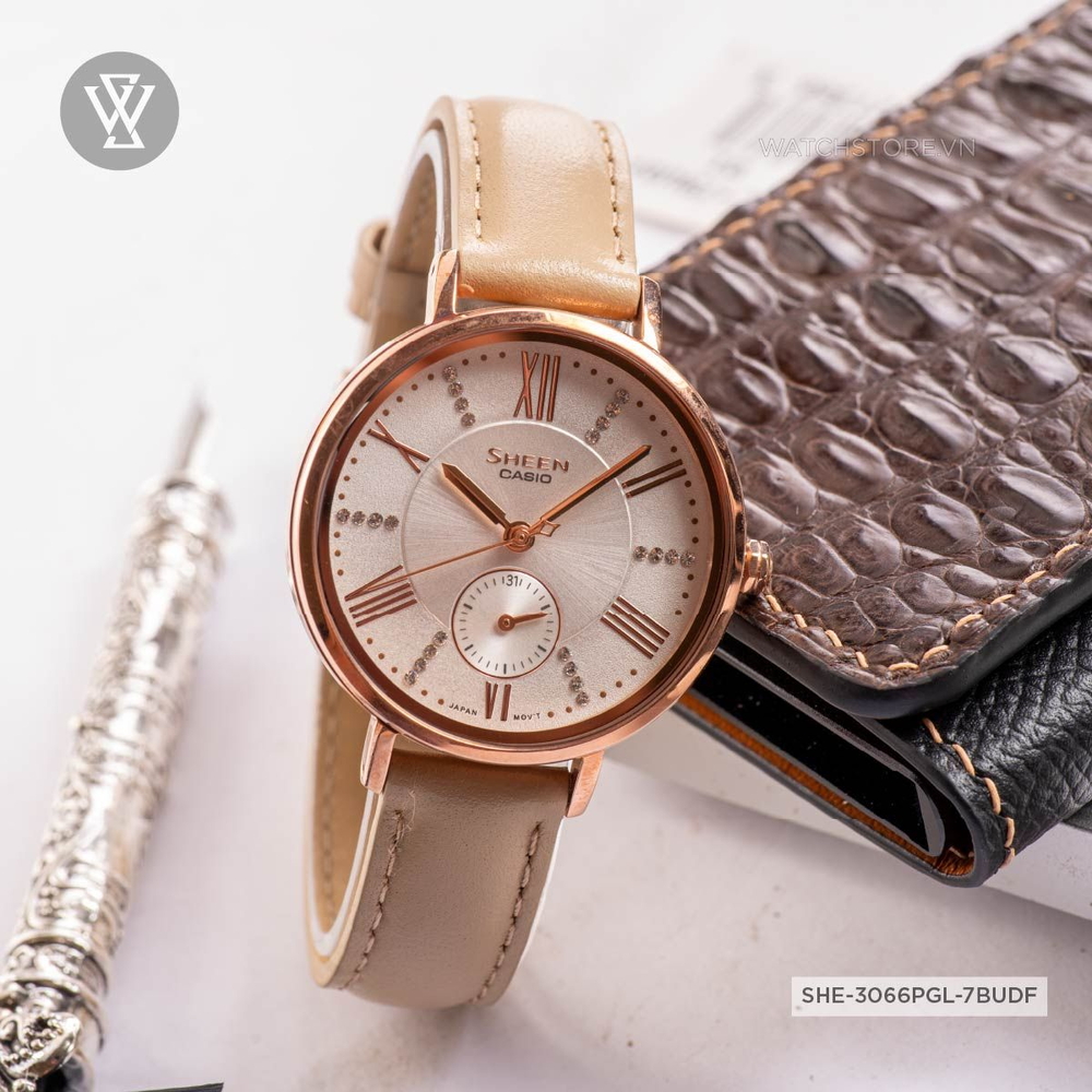 Casio Sheen Nữ SHE-3066PGL-7BVDF