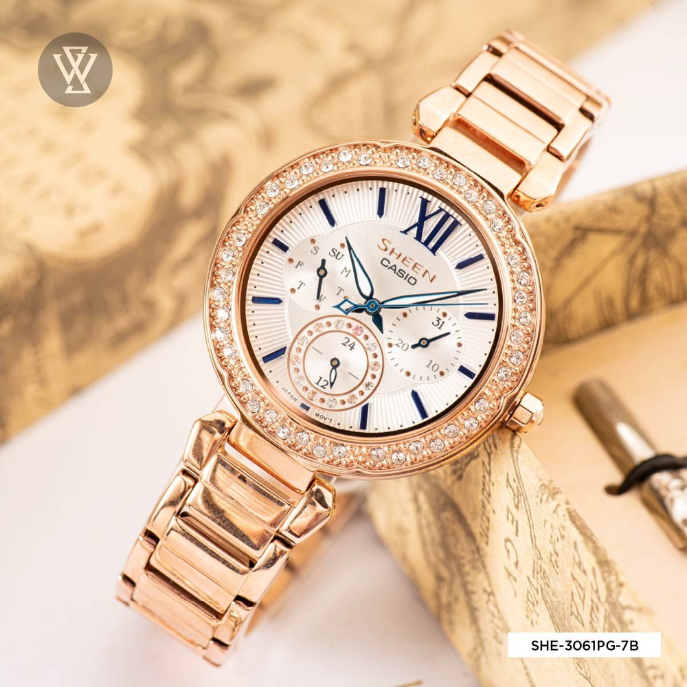 Casio Sheen Nữ SHE-3061PG-7BUDF
