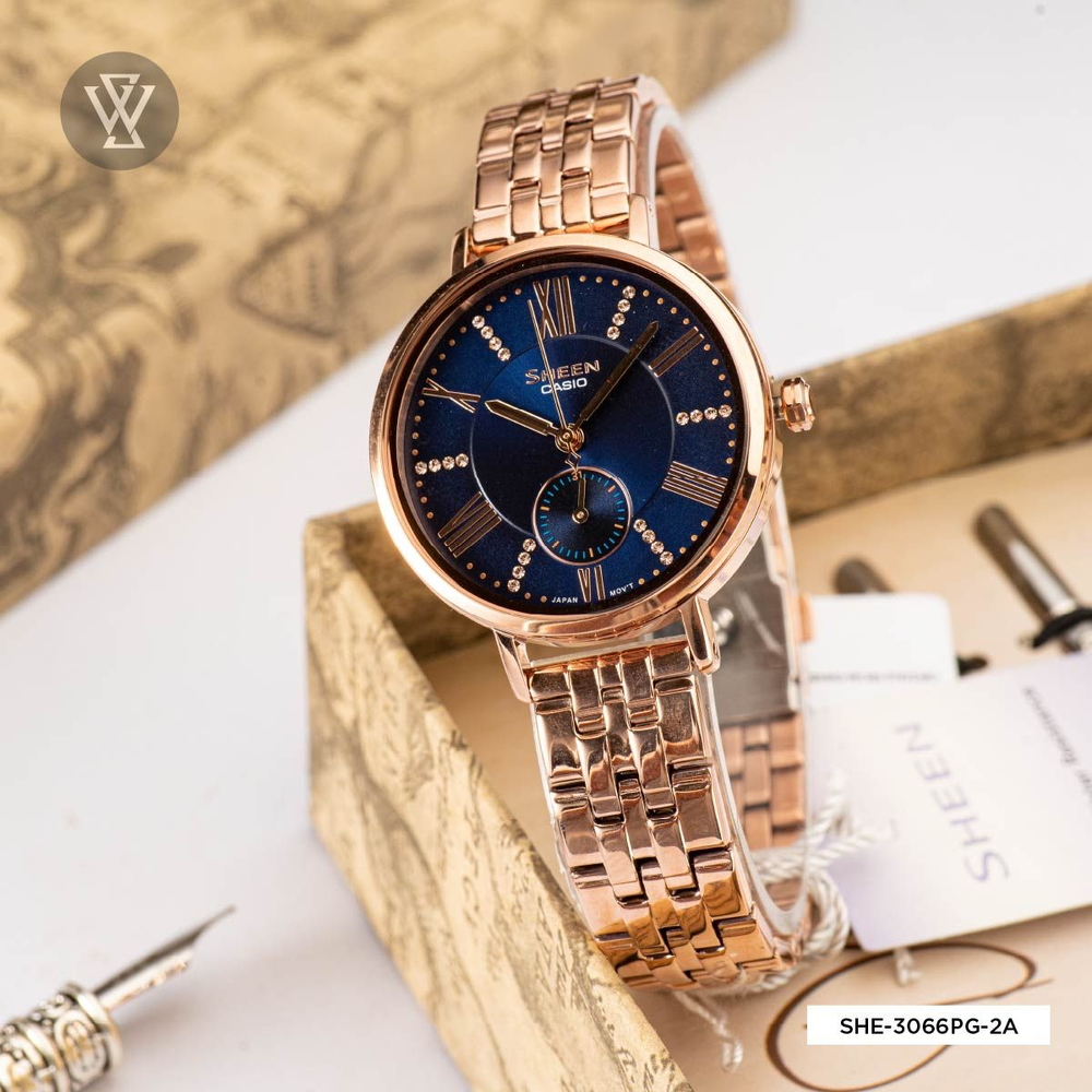 Casio Sheen Nữ SHE-3066PG-2AUDF
