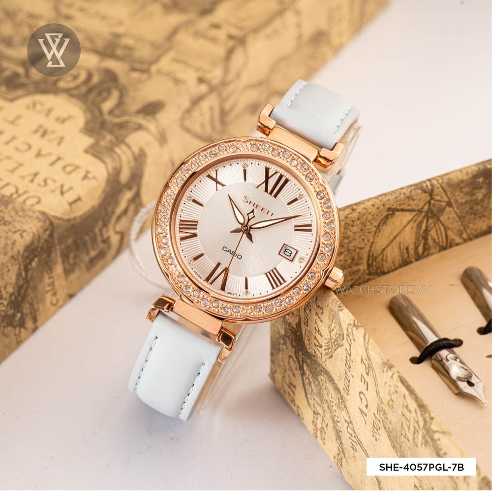 Casio Sheen Nữ SHE-4057PGL-7BUDF