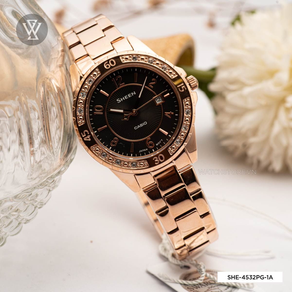 Casio Sheen Nữ SHE-4532PG-1AUDF