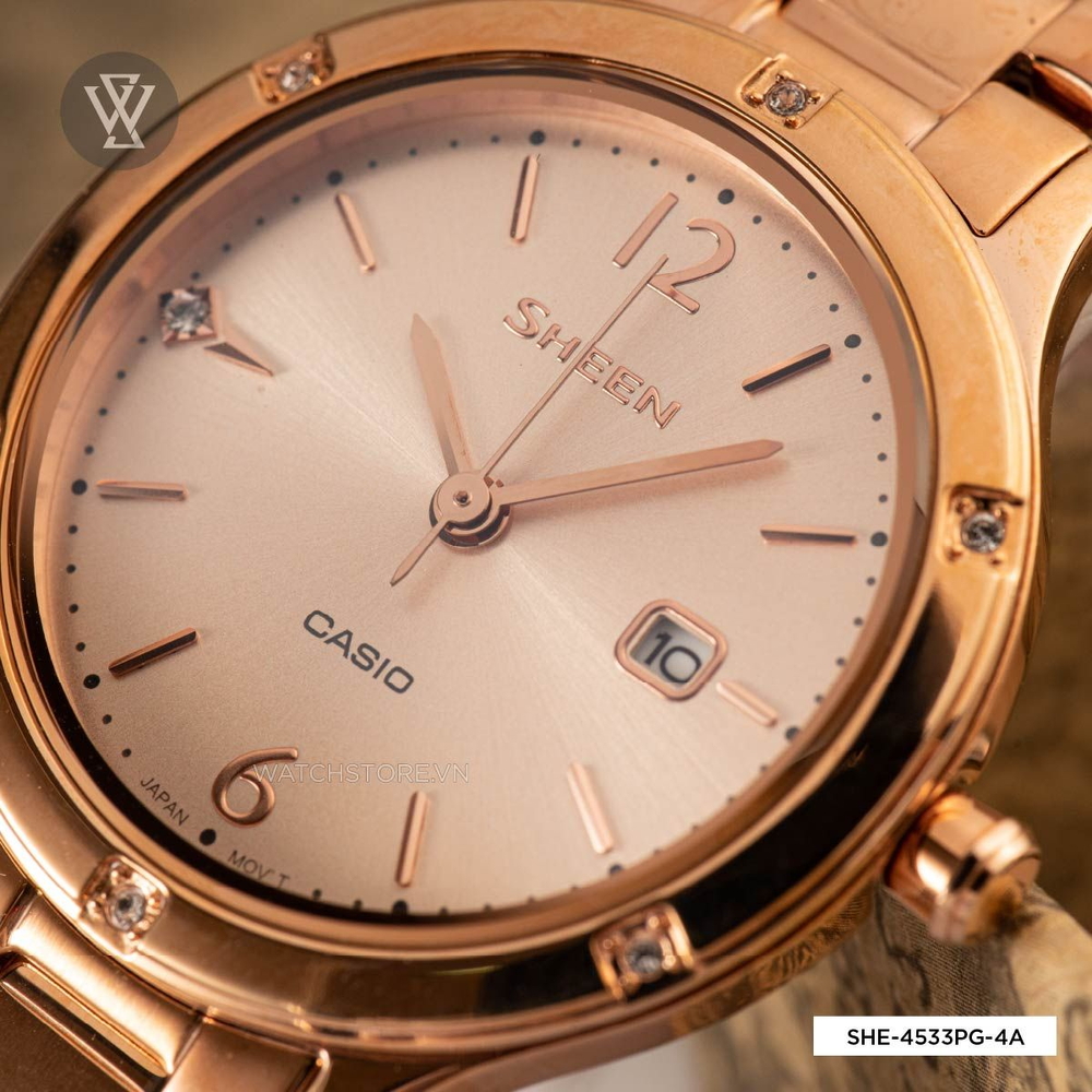 Casio Sheen Nữ SHE-4533PG-4AUDF