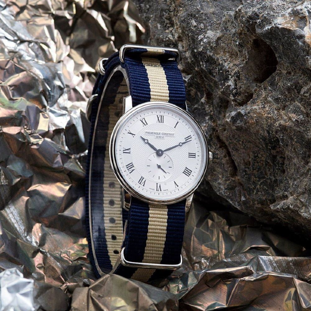 Frederique Constant Nam FC-235M4S6-NAVY-BEIGE