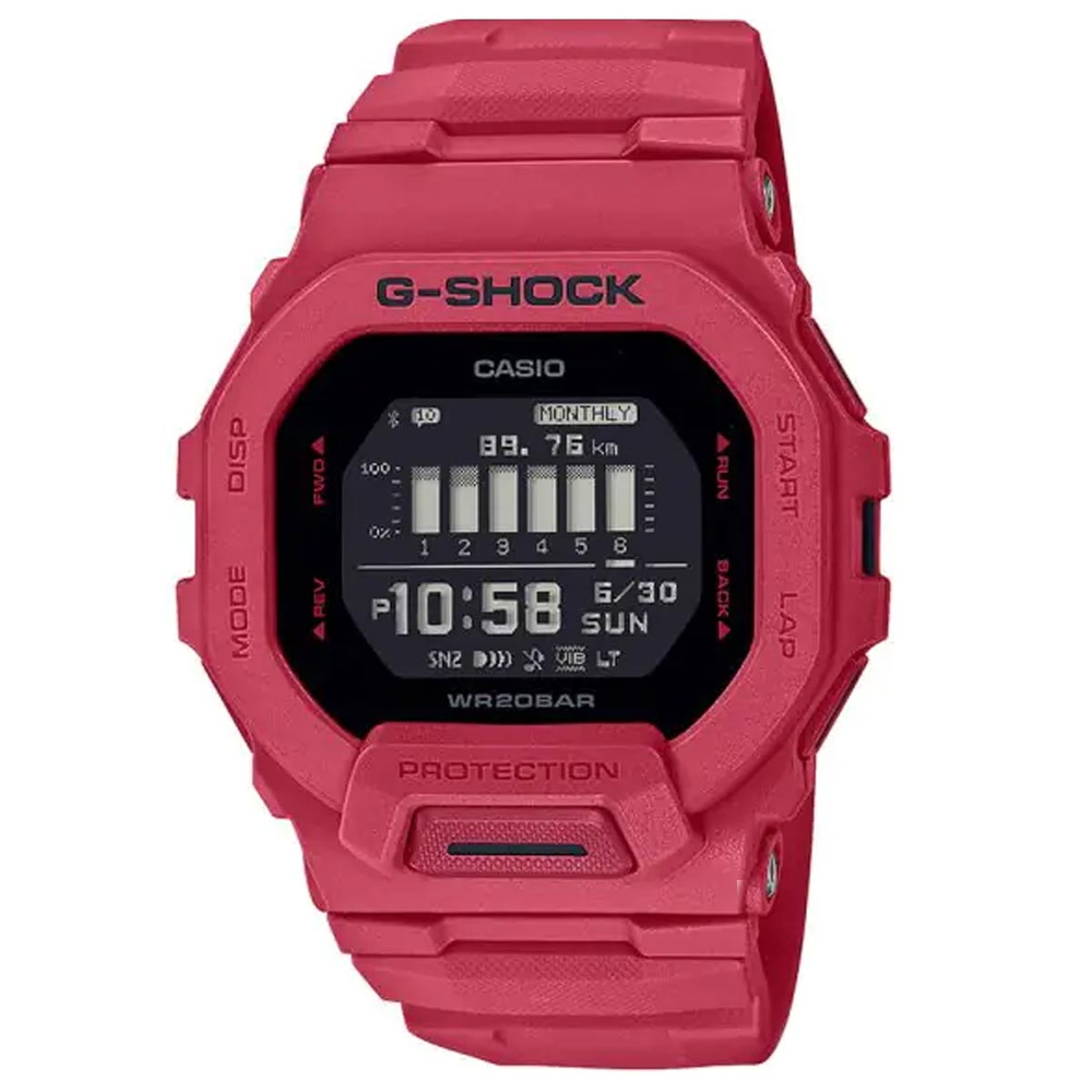 Casio - Nam GBD-200RD-4DR Size 49.4 × 45.9 mm