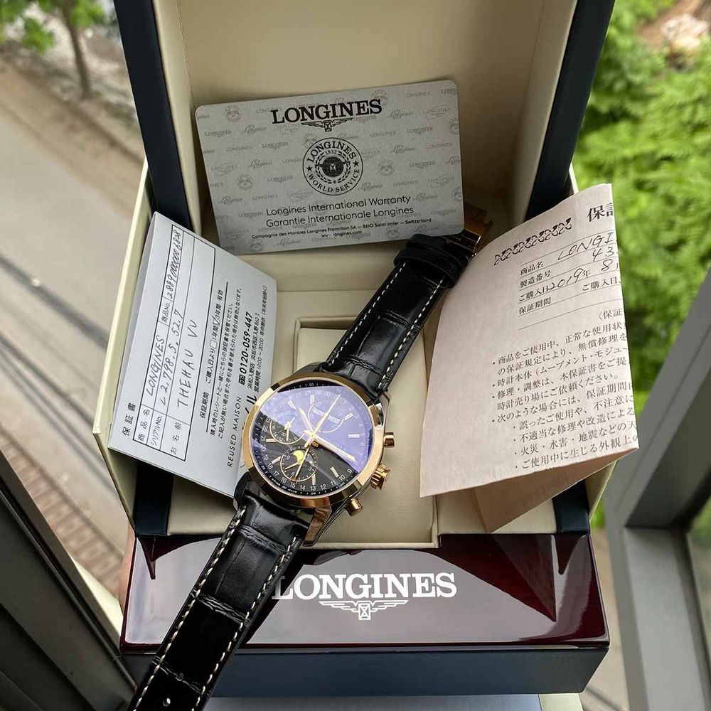 Longines - Nam L2.798.5.52.3 Size 40mm - hàng lướt