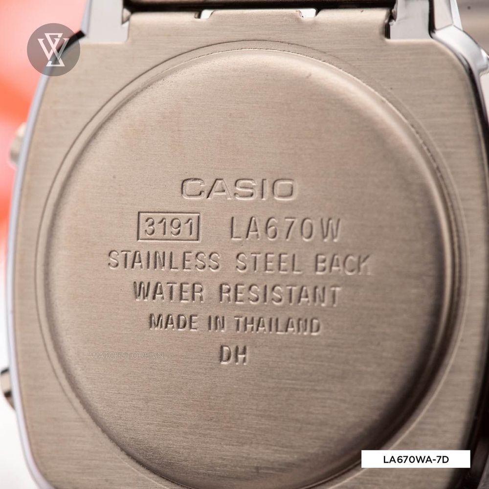 Đồng Hồ Casio Nữ LA670WA-7DF Cổ Điển, Giá Tốt