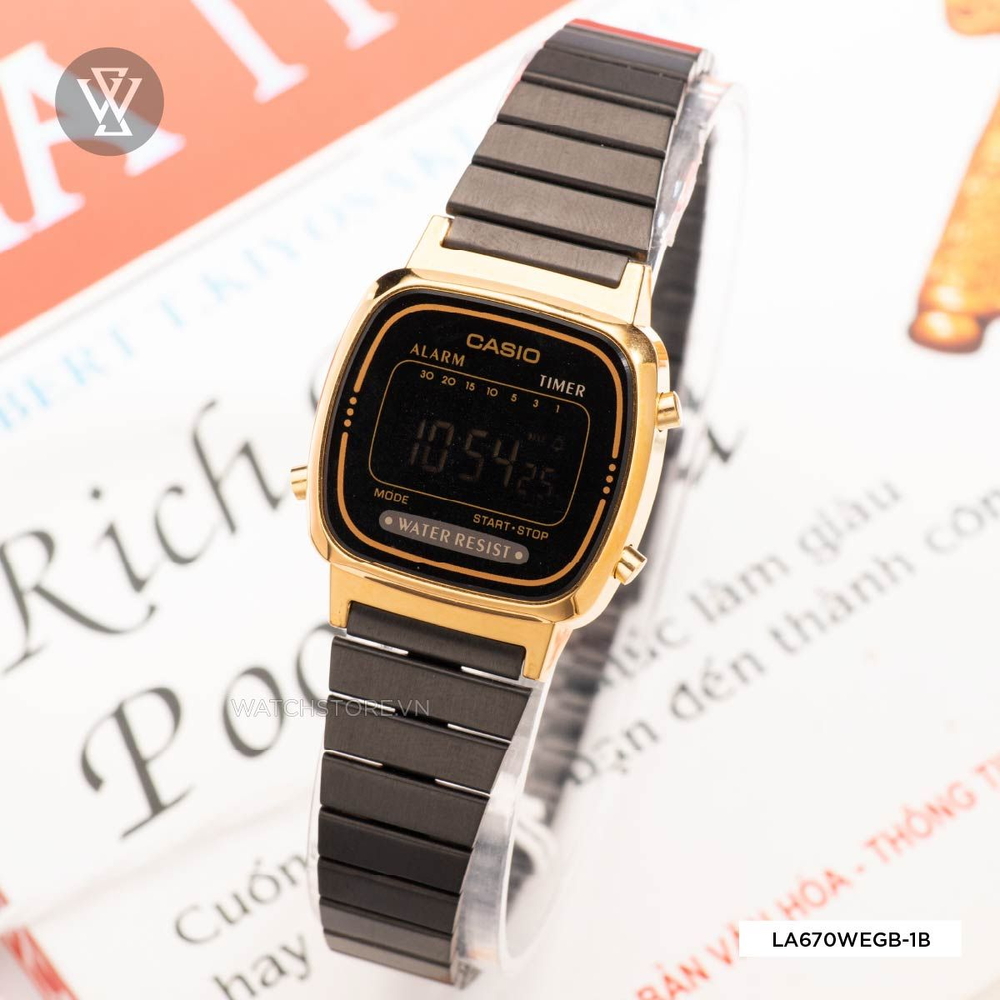 Casio - Nữ LA670WEGB-1BDF Size 30.3 × 24.6 mm