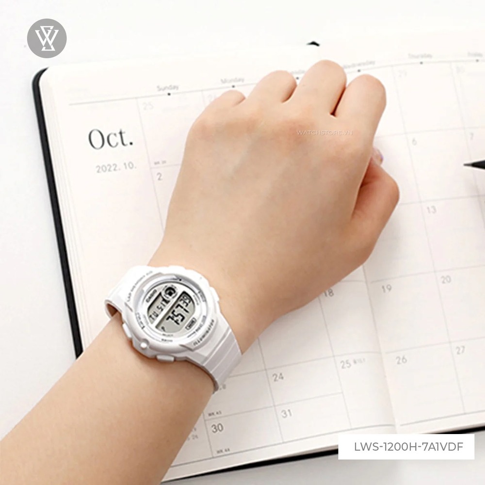 Casio Nữ LWS-1200H-7A1VDF