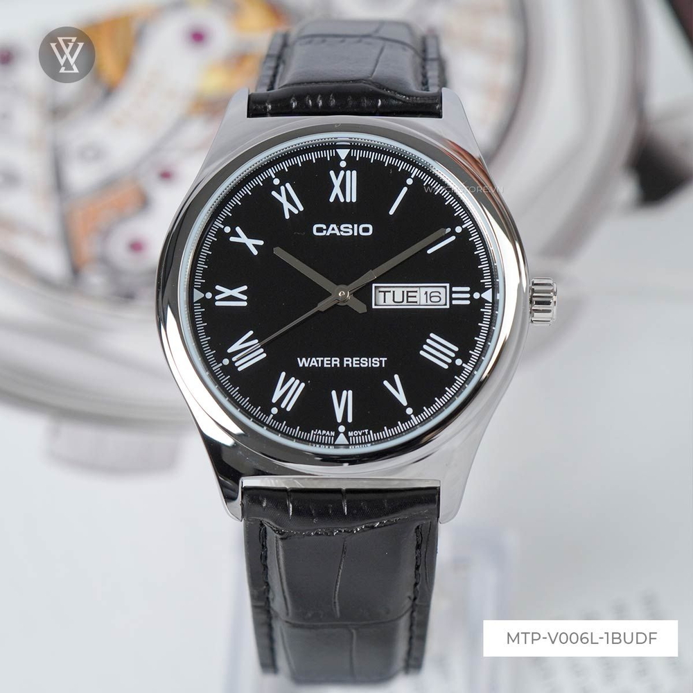 Đồng Hồ Casio Nam MTP-V006L-1BUDF Dây Da