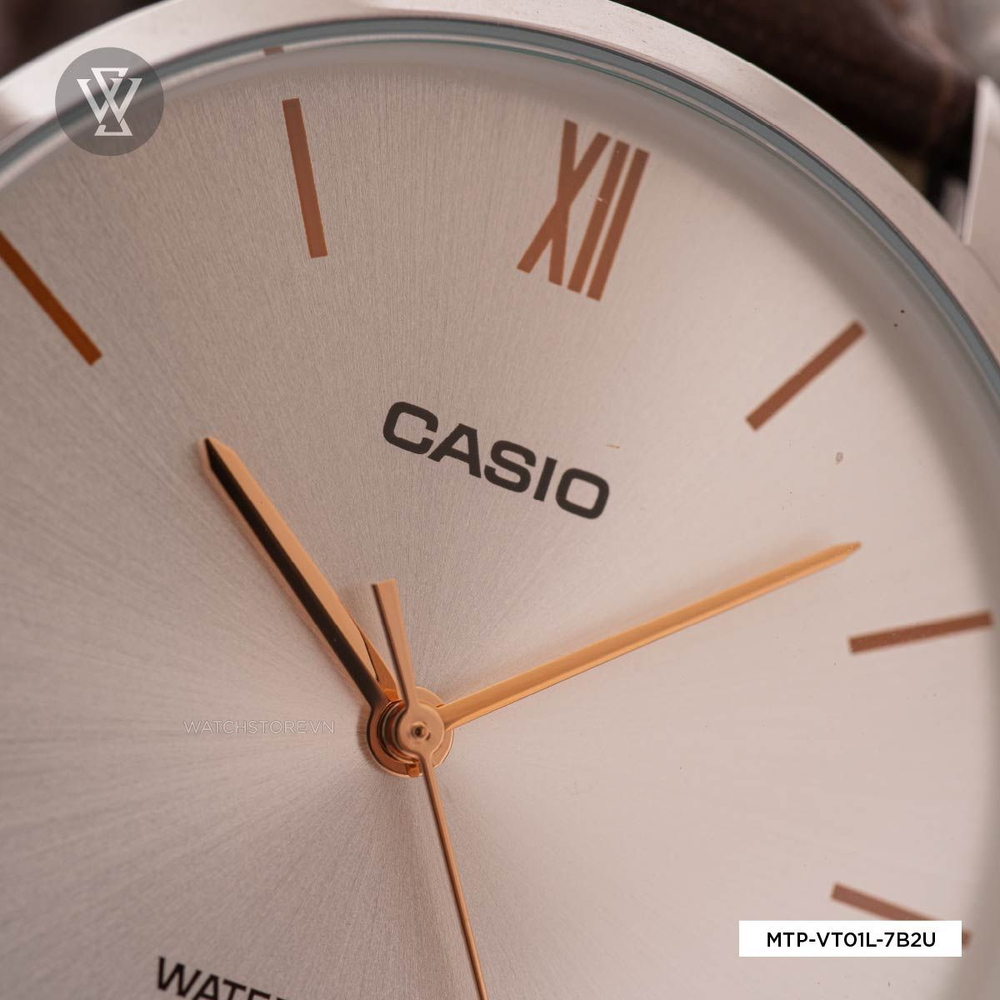 Casio MTP-VT01L-7B2UDF Cổ Điển, Dây Da