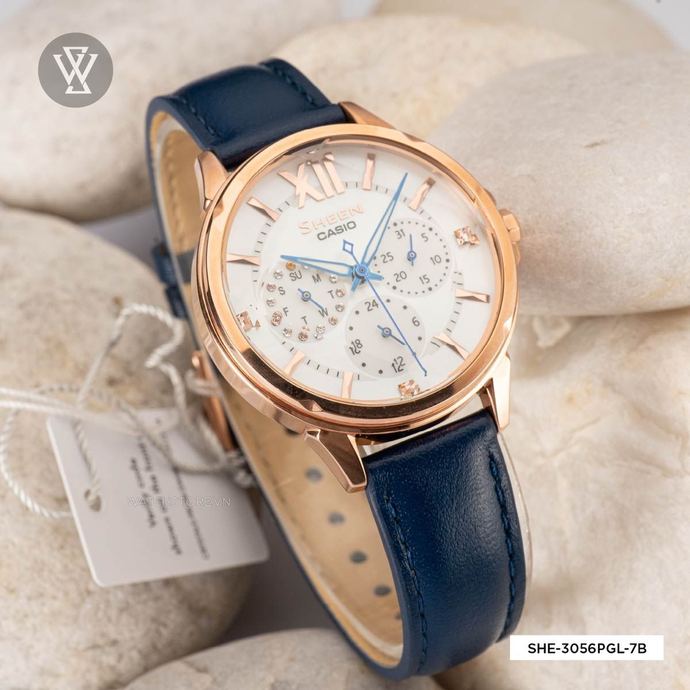 Casio Sheen Nữ SHE-3056PGL-7BUDF