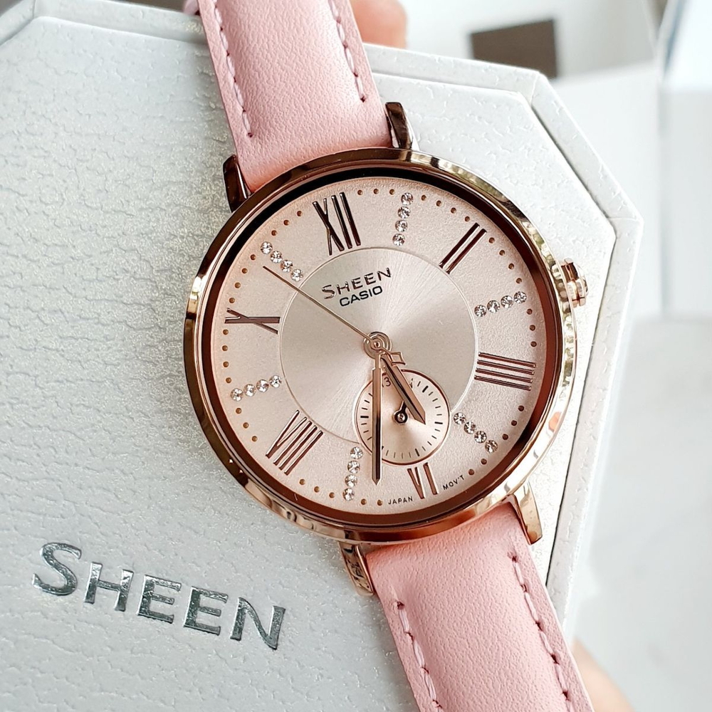 Casio Sheen Nữ SHE-3066PGL-4AUDF