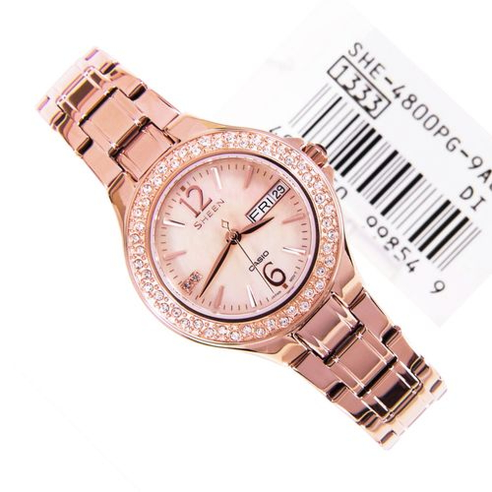 Casio Sheen Nữ SHE-4800PG-9AUDR