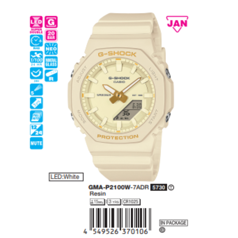 Casio Unisex GMA-P2100W-7ADR