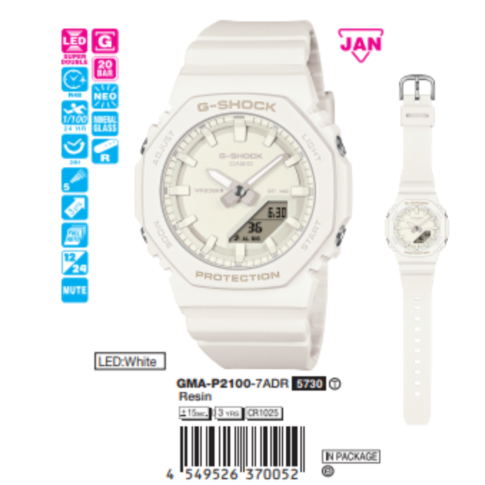 Casio - Unisex GMA-P2100-7ADR Size 40.2mm