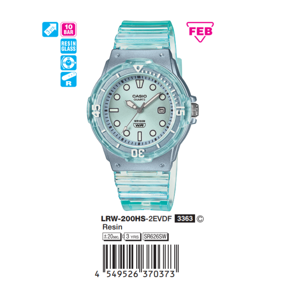 Casio Nữ LRW-200HS-2EVDF