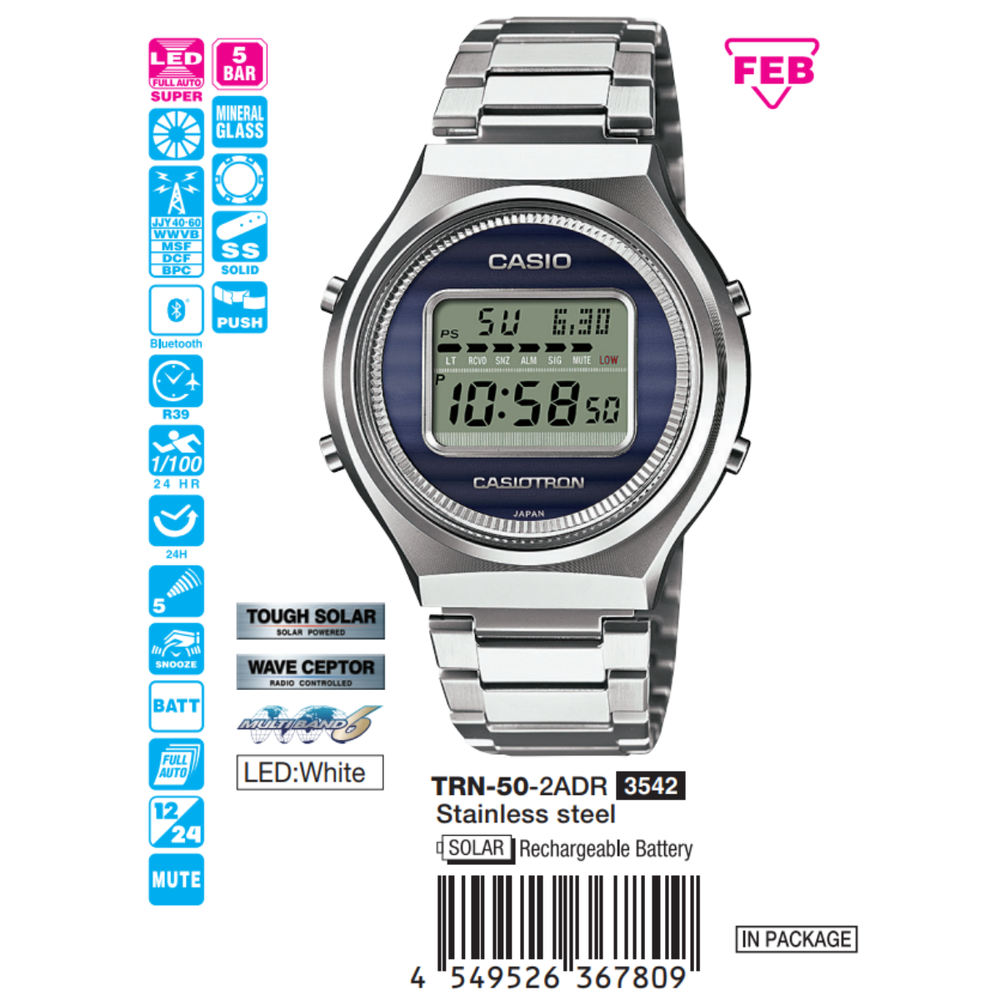 Casio - Nam TRN-50-2ADR Size 42mm