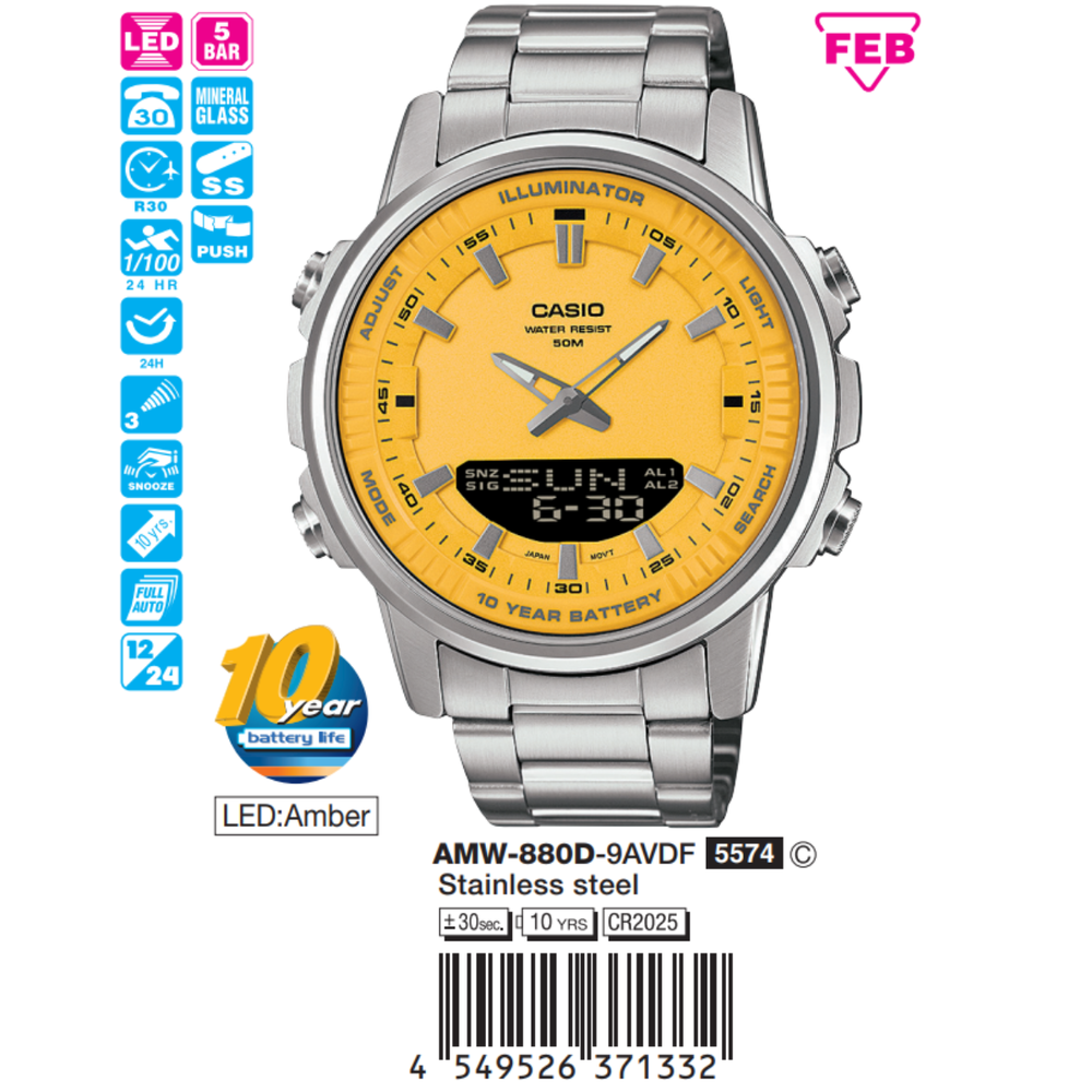 Casio Nam AMW-880D-9AVDF