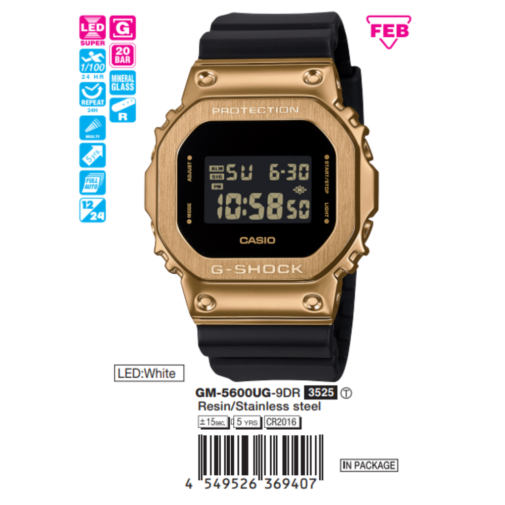 Casio Nam GM-5600UG-9DR