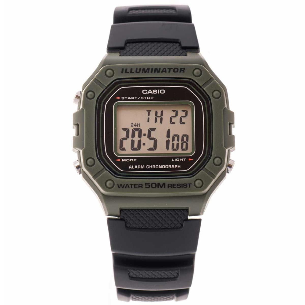 Casio - Nam W-218H-3AVDF Size 44.4 × 43.2 mm