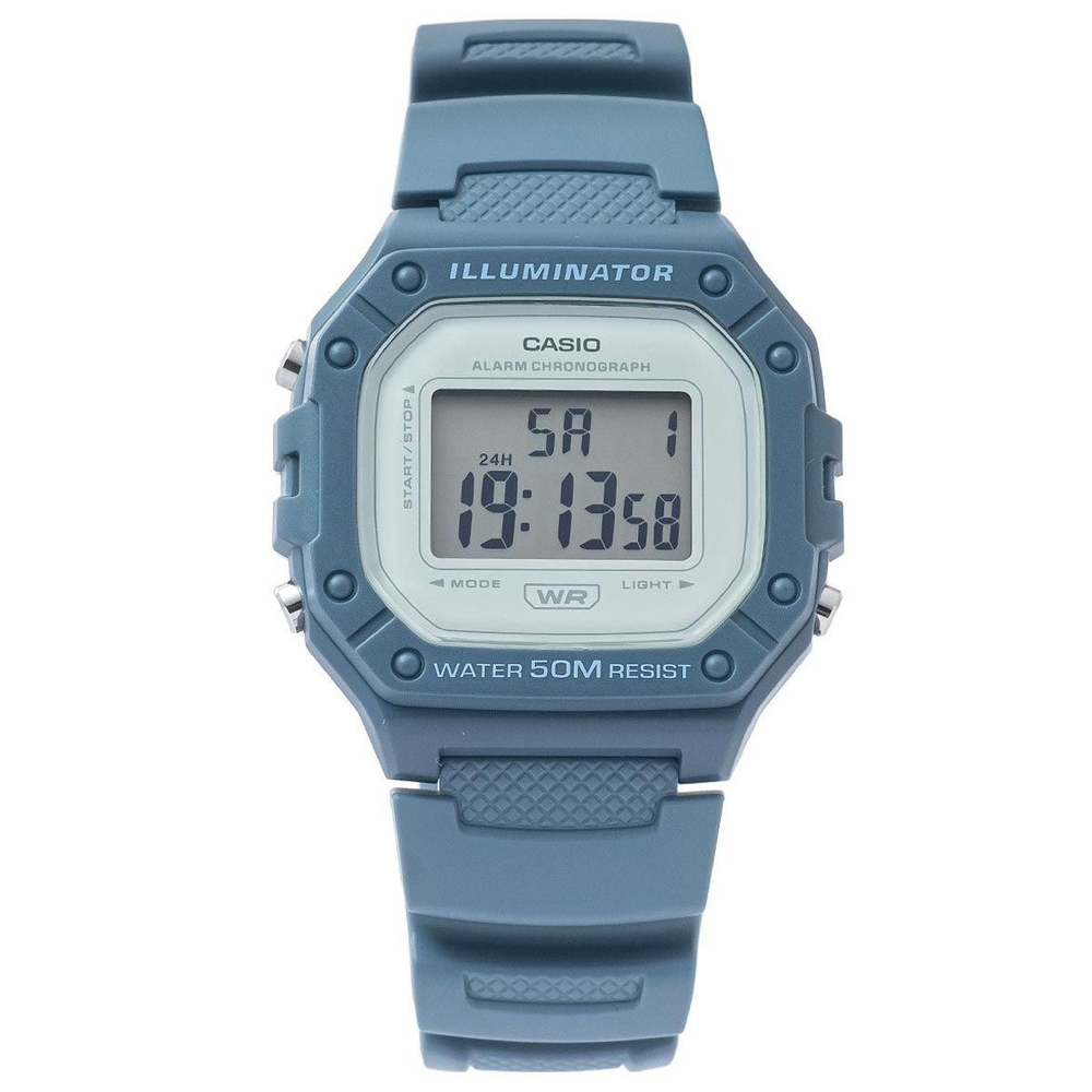 Casio - Nam W-218HC-2AVDF Size 44.4 × 43.2 mm