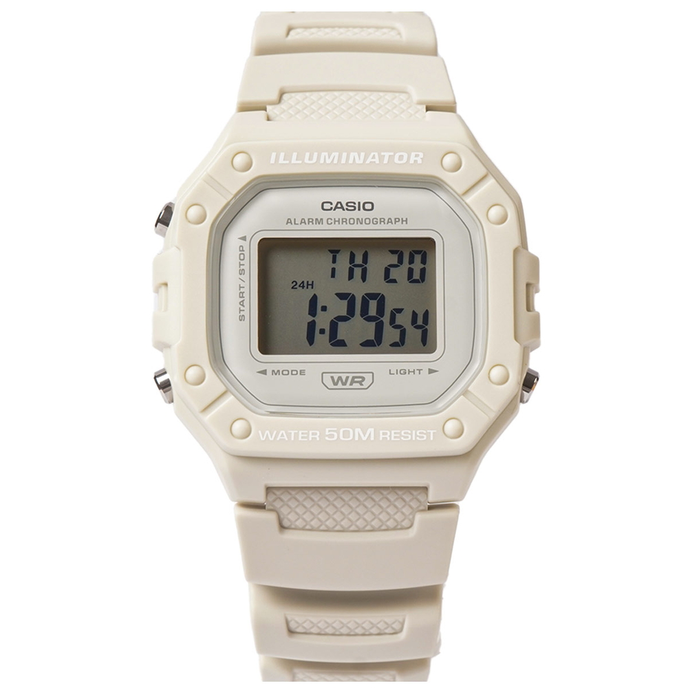 Casio W-218HC-8AVDF Quartz, Chính Hãng 100%