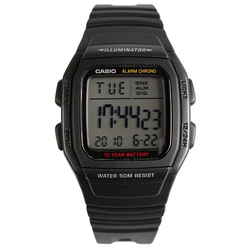 Casio - Nam W-96H-1BVDF Size 43.9 × 35.7 mm