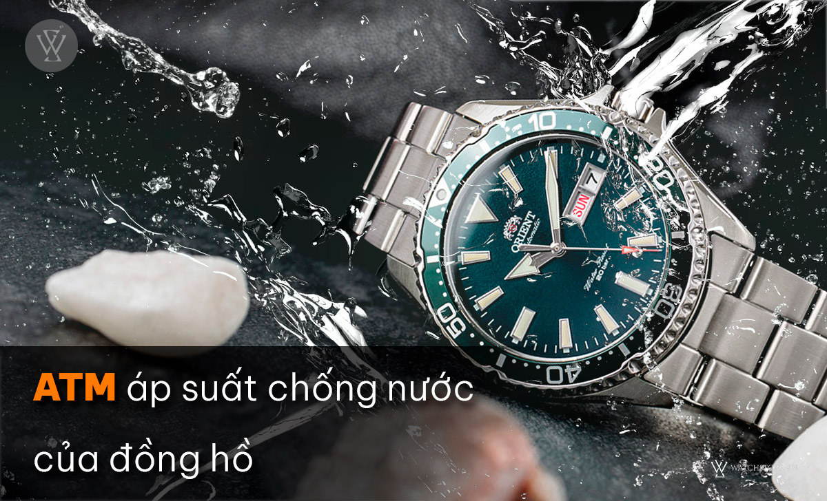 ATM áp suất chống nước đồng hồ