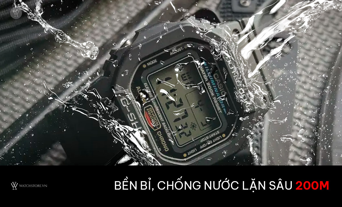 bền bỉ chống nước 200m