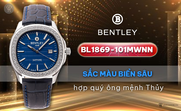 Bentley BL1869-101MWNN sắc màu biển sâu