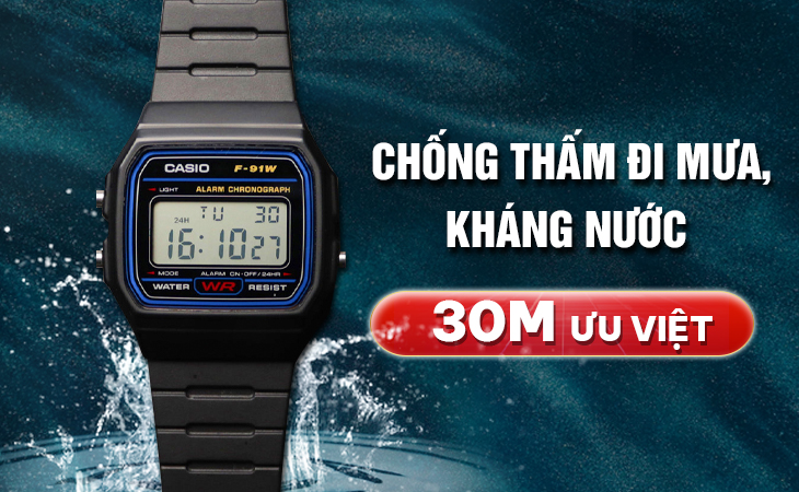 Casio AE-1500WH-8BVDF kháng nước 30m