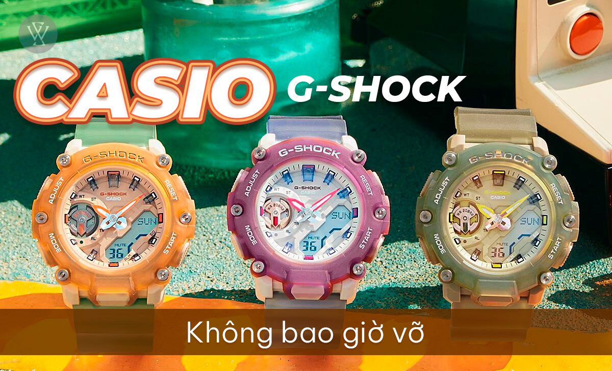 Casio G-Shock không bao giờ vỡ